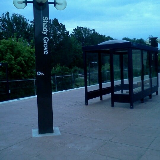 Shady Grove Metro Station.