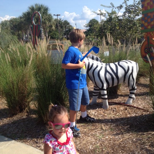 Photo taken at Mighty Jungle Golf by Erica on 9/3/2012