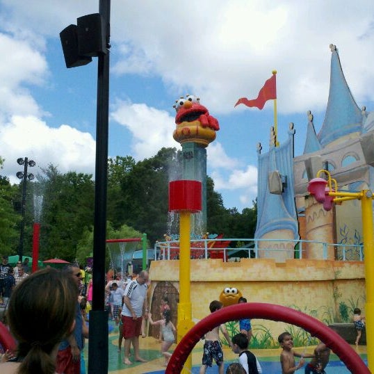 Photo taken at Sesame Street Forest of Fun by Anna B. on 5/26/2012