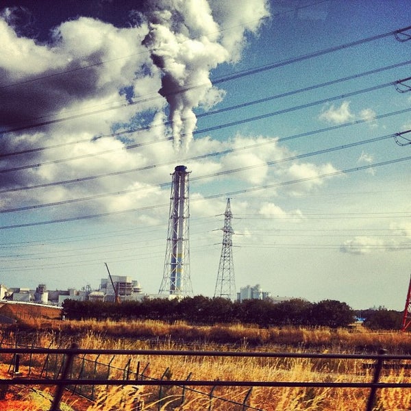 相馬共同火力発電 新地発電所 Elektrik Santrali Da Fotograflar