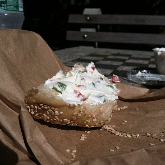 Photo taken at Ess-a-Bagel by Leif on 7/21/2012