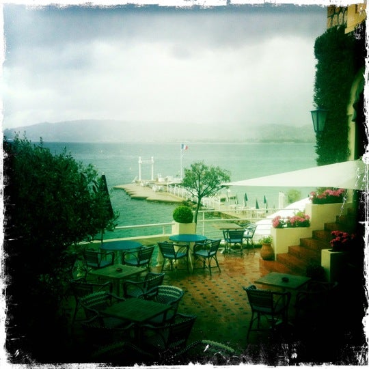 Photo taken at Hôtel Belles Rives by Cristiano M. on 4/14/2012