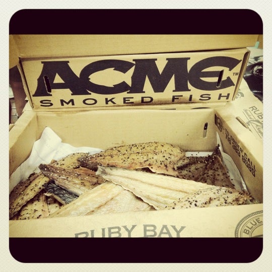 Photo taken at Acme Smoked Fish by Jonathan L. on 5/25/2012