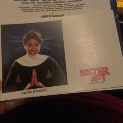 Photo taken at Sister Act - A Divine Musical Comedy by Melony I. on 6/19/2012