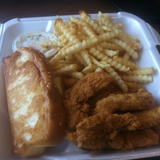Photo taken at Raising Cane&#39;s Chicken Fingers by Chris D. on 5/15/2012