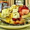 Are banana splits as photo friendly.....yep one of the most photographed items here!
