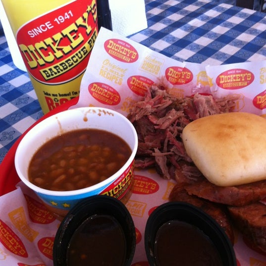 Photo taken at Dickey&#39;s BBQ by Teresa T. on 7/14/2012