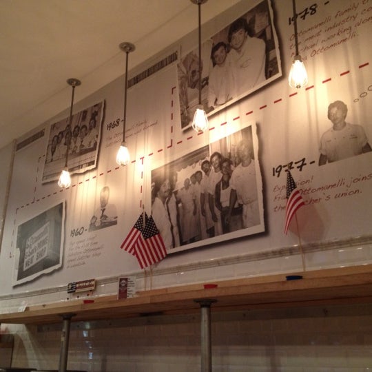 Photo taken at F. Ottomanelli Burgers and Belgian Fries by Wesley C. on 8/8/2012