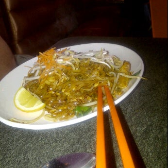 Photo taken at Mango Thai Cuisine by Linda S. on 2/20/2012