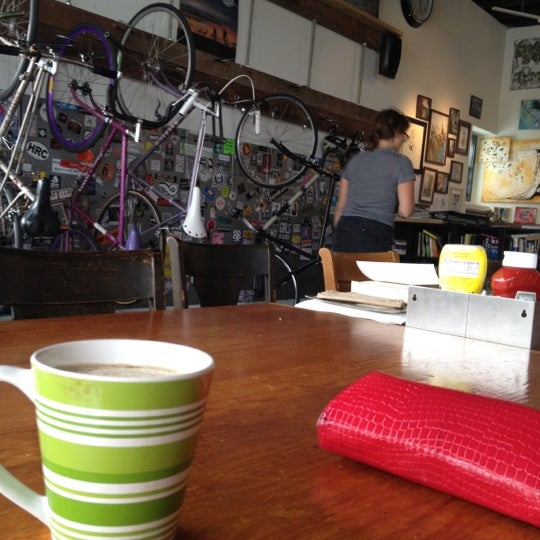Photo taken at Actual Cafe by Heather T. on 6/17/2012