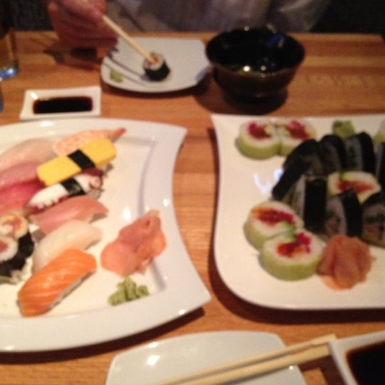 Photo taken at Umi Japanese Restaurant by Halley K. on 8/15/2012