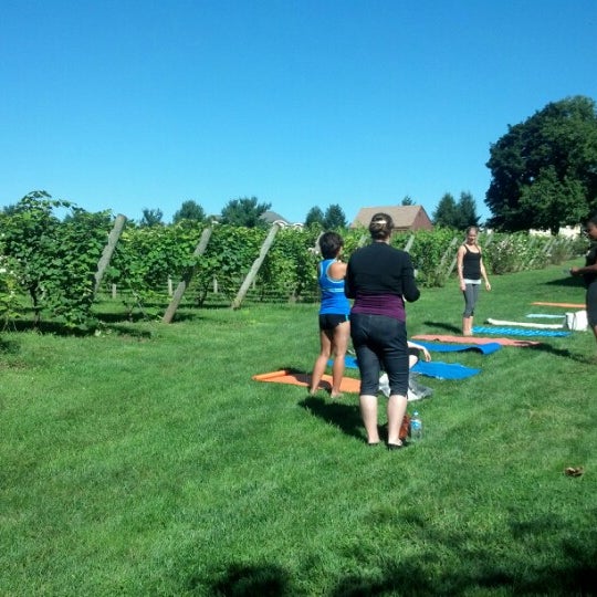 Photo taken at Crossing Vineyards and Winery by Bridget S. on 9/9/2012