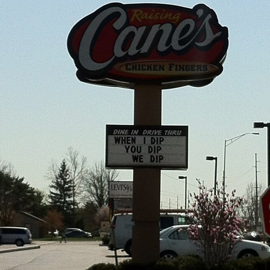 Photo taken at Raising Cane&#39;s Chicken Fingers by Lynda L. on 3/21/2012