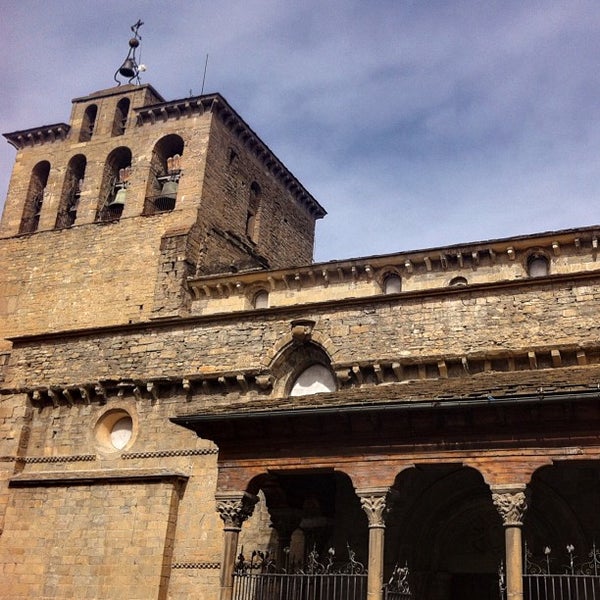 Photo taken at Catedral De Jaca by Marc S. on 3/8/2012