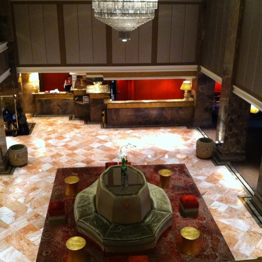 Photo taken at The Michelangelo Hotel by Benjy W. on 3/17/2012