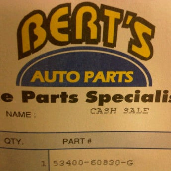 Bert's Auto Parts - 6-10 Camp Rd.