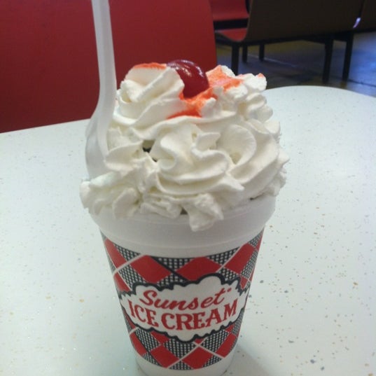 Sunset Ice Cream Ice Cream Parlor