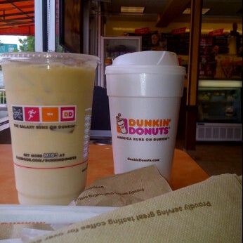 Photo taken at Dunkin&#39; by J M. on 5/21/2012