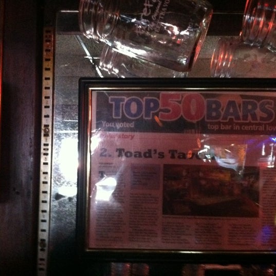 Photo taken at Toad&#39;s Tavern by Grant T. on 6/5/2012