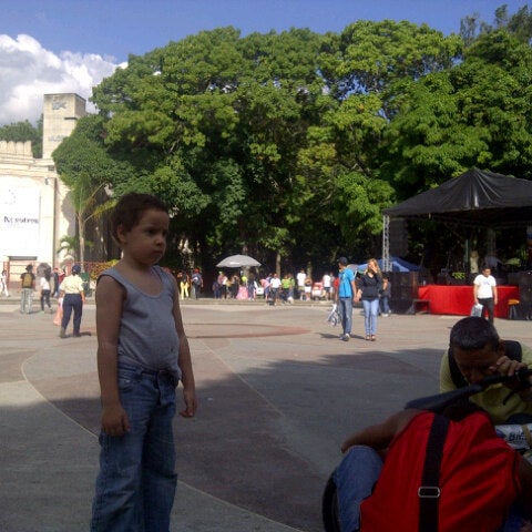 Photo taken at Plaza de Los Museos by Dora on 9/9/2012