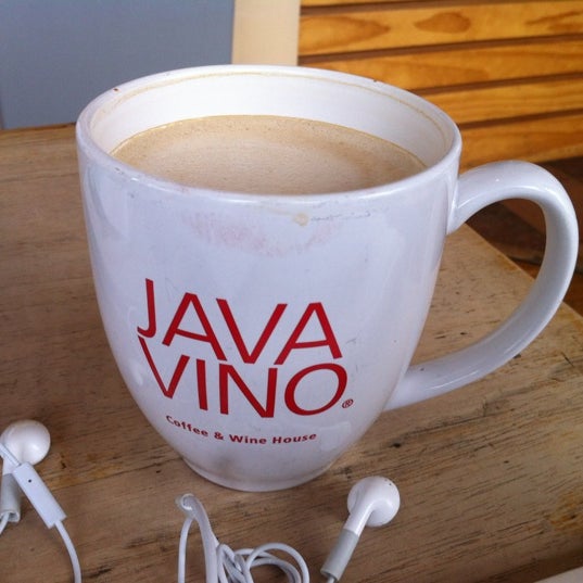 Photo taken at JavaVino Coffee &amp; Wine House by Jennifer T. on 2/23/2012