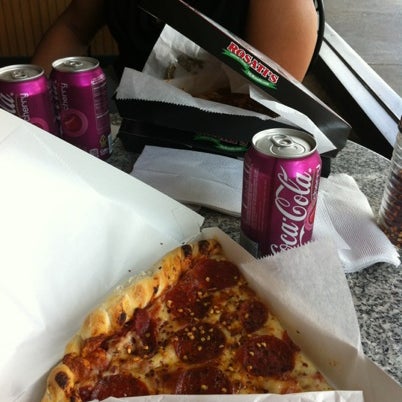 Photo taken at Rosati&#39;s Pizza by Chris E. on 7/17/2012