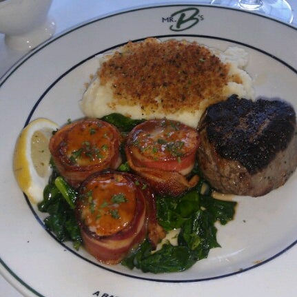 Photo taken at Mr B&#39;s - A Bartolotta Steakhouse by Mike H. on 7/13/2012