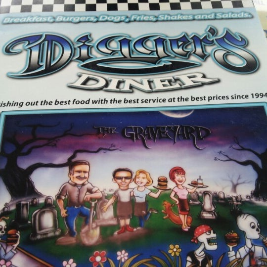 Foto diambil di Digger&#39;s Diner Concord oleh Dax M. pada 8/4/2012