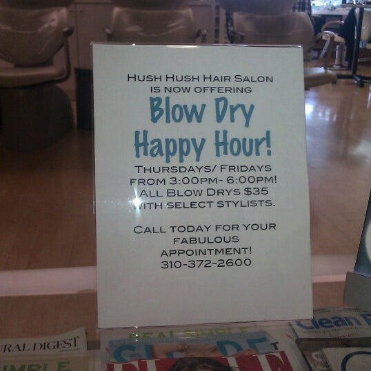 Photos at Hush Hush Hair Salon Downtown Manhattan Beach 11 tips