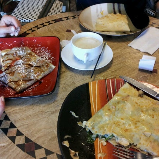 The best crêpes this side of the whatever! Have the Florentine.