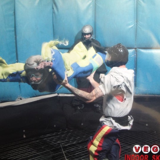 Photo taken at Vegas Indoor Skydiving by Laura A. on 8/16/2012