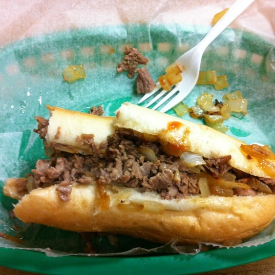 Photo taken at Pudge&#39;s Steaks and Hoagies by Scott on 8/4/2012
