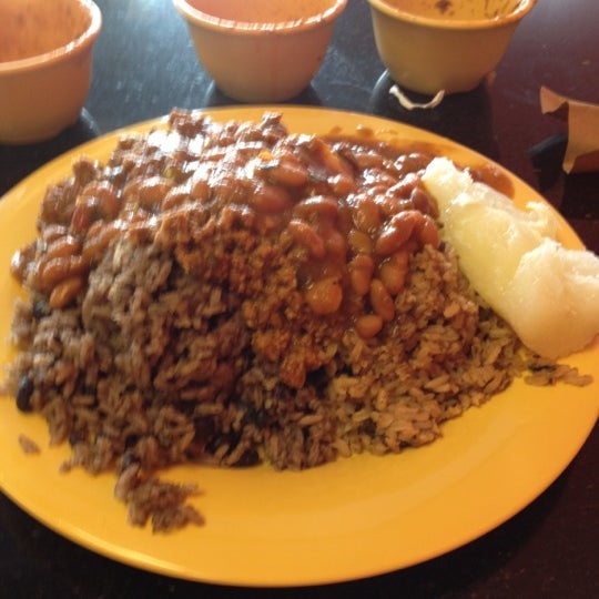 Photo taken at Rice and Beans Cocina Latina by Jonathan H. on 3/1/2012