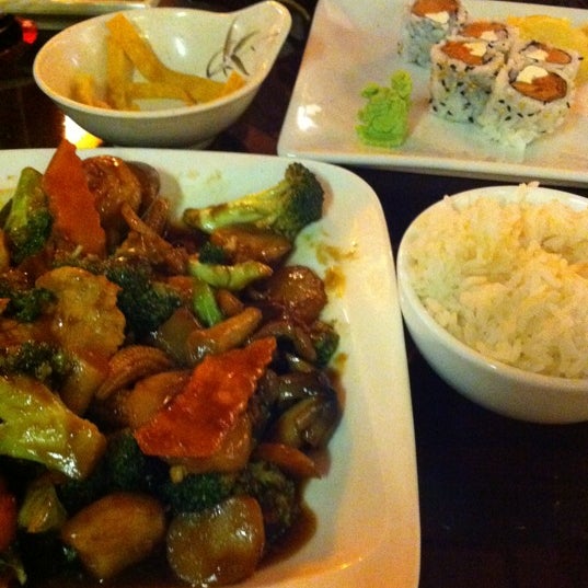 Photo taken at Wok and Roll by Lee C. on 2/23/2012