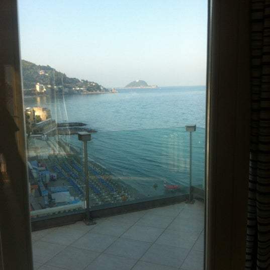 Photo taken at Grand Hotel Alassio by Dario A. on 7/28/2012