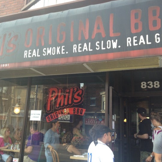 Photo taken at Phil&#39;s Original BBQ by Judah H. on 9/3/2012