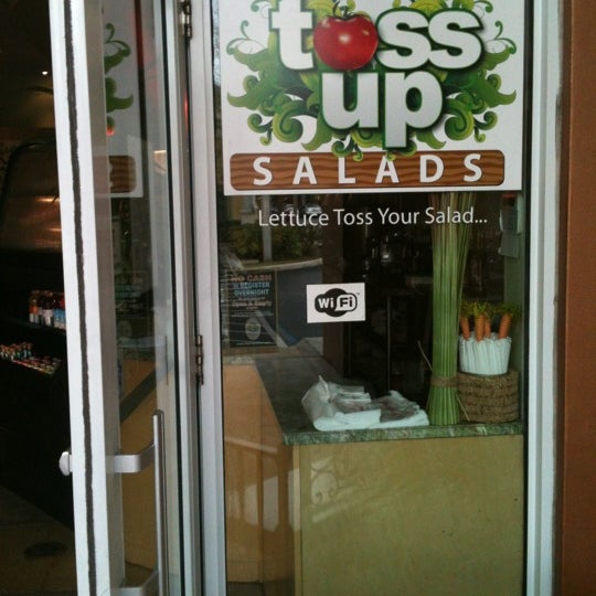 Photo taken at Toss Up Salads by Saba K. on 2/25/2012