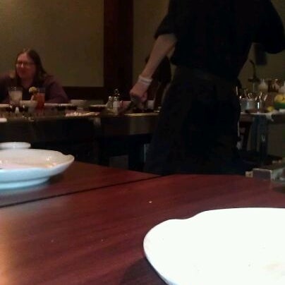 Photo taken at Genji Japanese Steakhouse by Angie M. on 3/1/2012