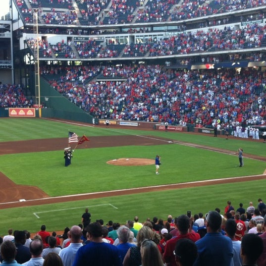 Photo taken at Captain Morgan Club at the Ballpark by bianca f. on 7/25/2012