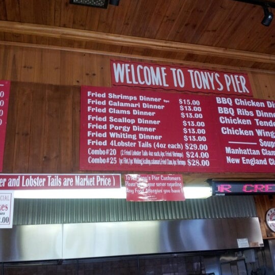 Tony's Pier Restaurant City Island 1 City Island Ave