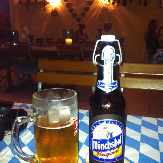 Photo taken at Bavaria Food &amp; Beer German Restaurant by Fernanda B. on 6/6/2012