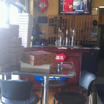 Photo taken at St. Angelo&#39;s Pizza by Joseph M. on 2/11/2012