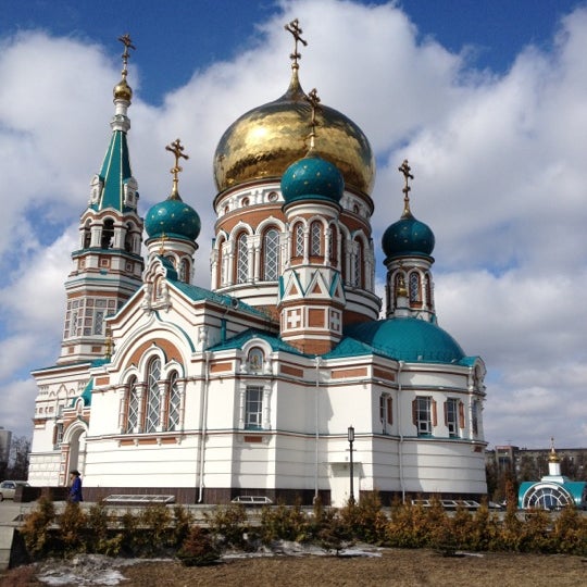 Успенский собор Омск зима