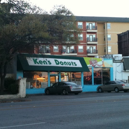 Photo taken at Ken&#39;s Donuts by Katie Y. on 3/5/2012