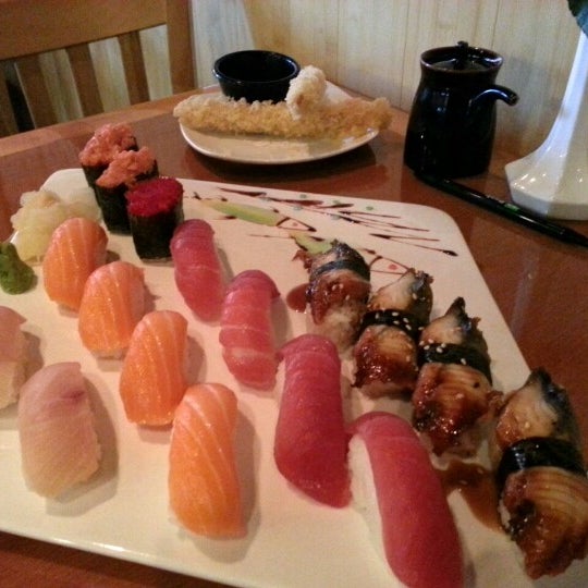 Photo taken at No.1 Sushi by Rob R. on 8/5/2012