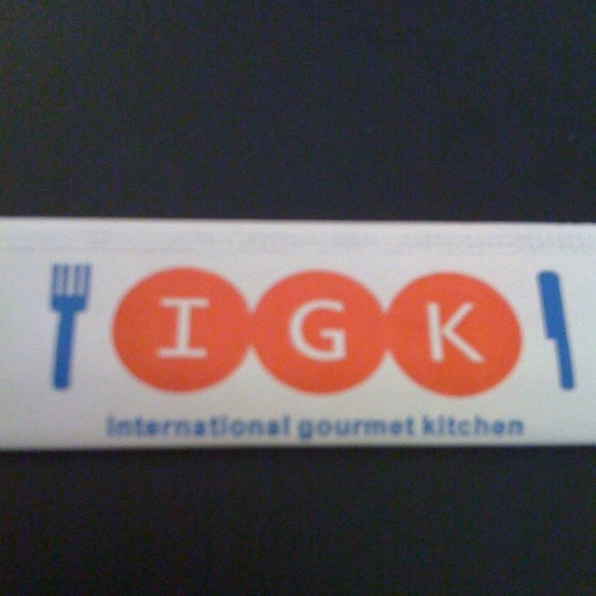 Photo taken at IGK - International Gourmet Kitchen by John M. on 3/21/2012