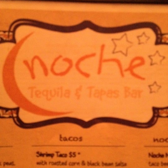 Photo taken at Noche Tequila &amp; Tapas Bar by RK D. on 5/21/2012