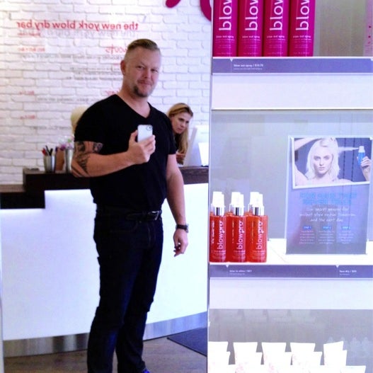Photo taken at Blow Salon by Dave P. on 9/5/2012