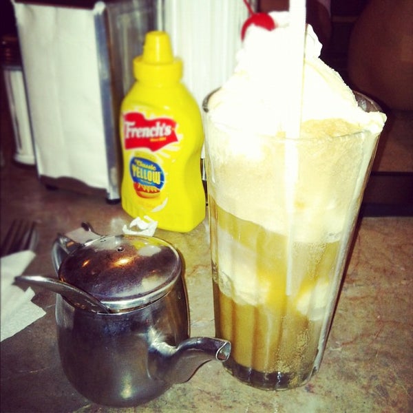 Photo taken at MacAlpine&#39;s Diner and Soda Fountain by Susie P. on 5/19/2012