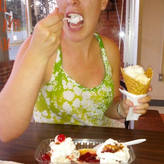 Photo taken at Tropical Ice Cream Cafe by Brian A. on 6/10/2012